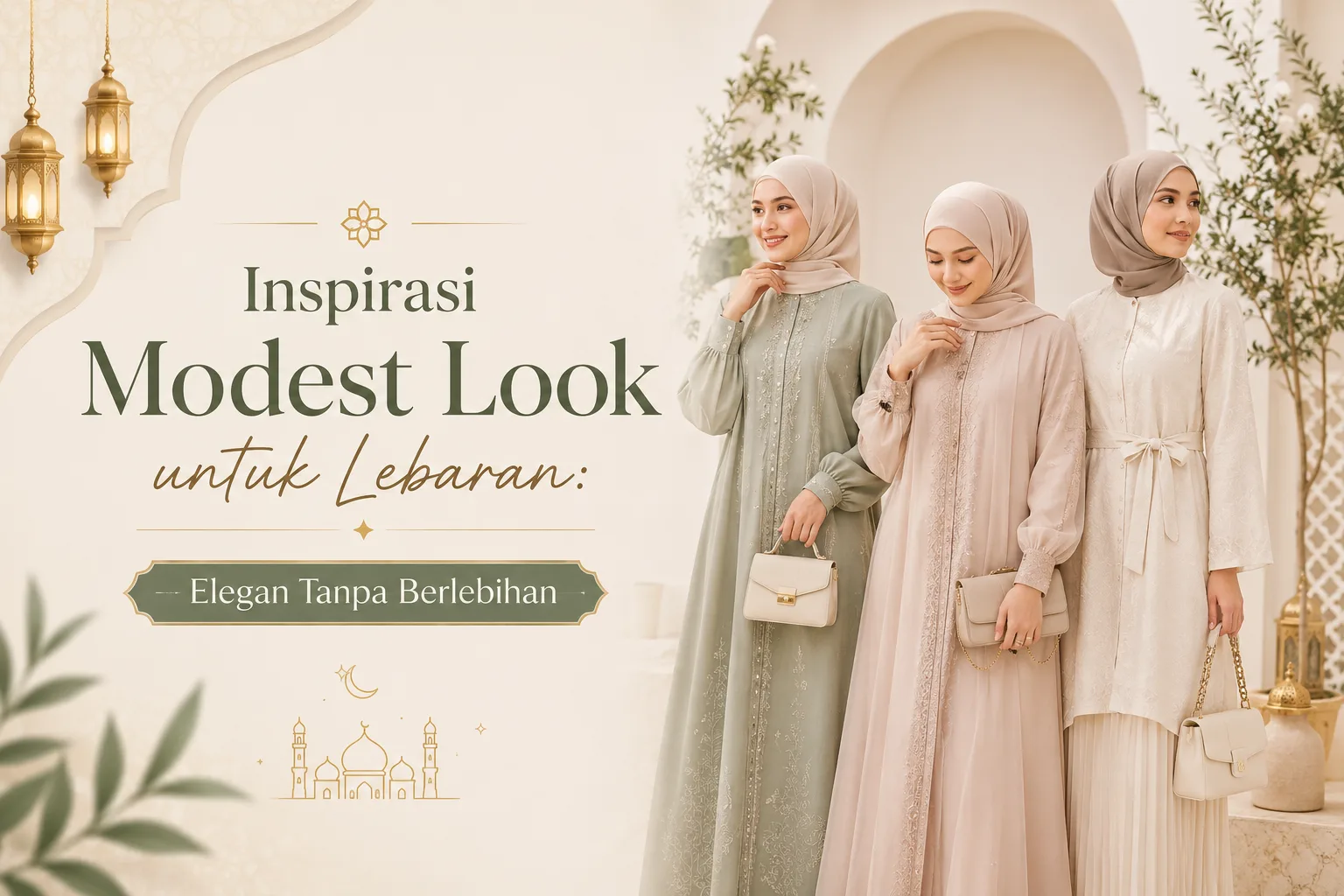 Inspirasi Modest Look untuk Lebaran: Elegan Tanpa Berlebihan